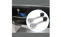 Window Crank Handle Metal Window Crank with Knob Black Hardware for Truck Owners, Vehicle Interior Repair