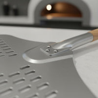 Aluminum Pizza Peel Hanging Loop Cooking Tool for Home Cooks