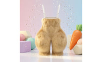 Fursuit with Soft-Textured Headpiece Soft Hare Costume Oversized Bunny Suit for Cosplayers, Actors