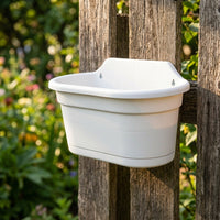 Plant Pots and Hanging Basket for Indoor Greenery, Nordic Minimalist Wall Planter with Metal S Hook, Balcony Planters with Drainage Tray