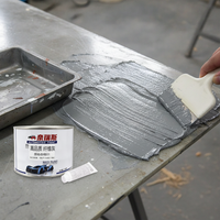 2KG High-Capacity Fiber Reinforced Putty for Car Metal Furniture Repair, Oil and High Temperature Resistant