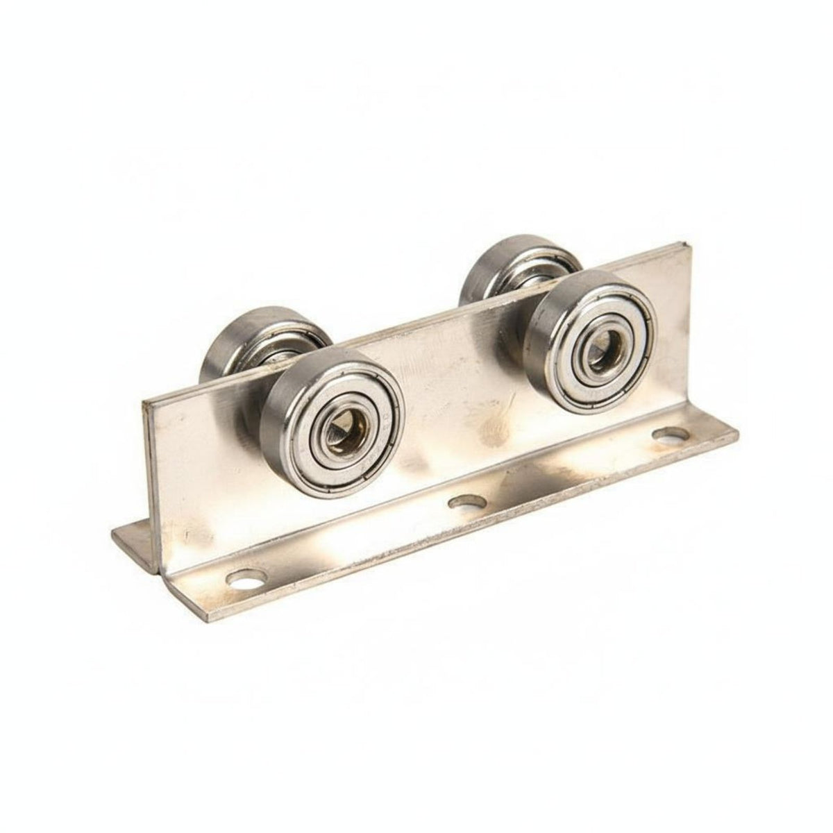 Sliding Door Track Wheel Stainless Steel Hanging Door Trolley Wheel Hanging Rail Pulley Kit Effortless Functioning