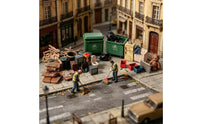 1/64 scale Trash Pile  Diorama Weathered Worn Cluttered Scene Model Realistic