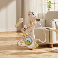 Dog Guitar with Mike Sensory Guitar and Mike Set Interactive Music Station Adjustable Instrument Safe for Toddlers