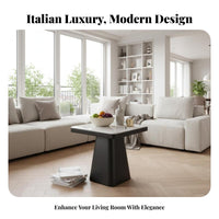2 Pieces Italian influenced Round stacking Coffee Tables Stsingle-Look Surface Living Room Furniture Minimalist and aesthetic center Table long-lasting for Homeowners, Apartment Dwellers, Interior Designers, Lounge Area, Small areas, Office, Bedroom
