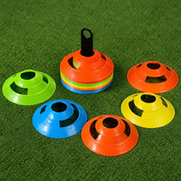 New Windproof Hollow Soccer Training Cones, Obstacle Markers for Basketball Taekwondo Agility Drills