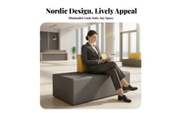 Nordic design Double-Sided Waiting Area Island abrasion-withstandantwithstandant Upholstery Reception Seating Space Efficient Commercial Furnishing dense Foam Filling for Interior Designers, Office Managers, Business Owners, Hotel Lobby