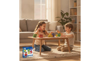 Hands-on Face-Changing Cube Game Interactive Expression Matching Blocks Screenscreenless Pattern Building Blocks with Cards Easy to Learn for Children, Preschoolers, Toddlers, Classroom