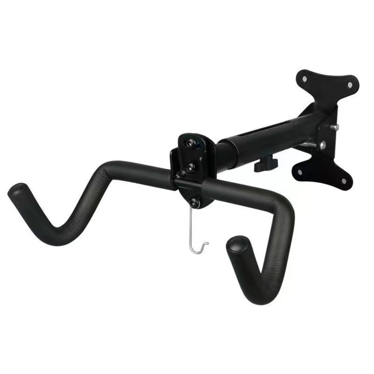 Bike Wall Mount Hanger Telescoping Bike Wall Mount Cycle Hanger with Adjustable Arm Space-Saving Retractable for Cyclists