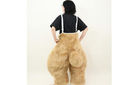 Fursuit with Soft-Textured Headpiece Soft Hare Costume Oversized Bunny Suit for Cosplayers, Actors