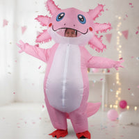 Inflatable Axolotl Costume Adult Axolotl Costume Funny for Adults, Halloween, Cosplay, Carnival