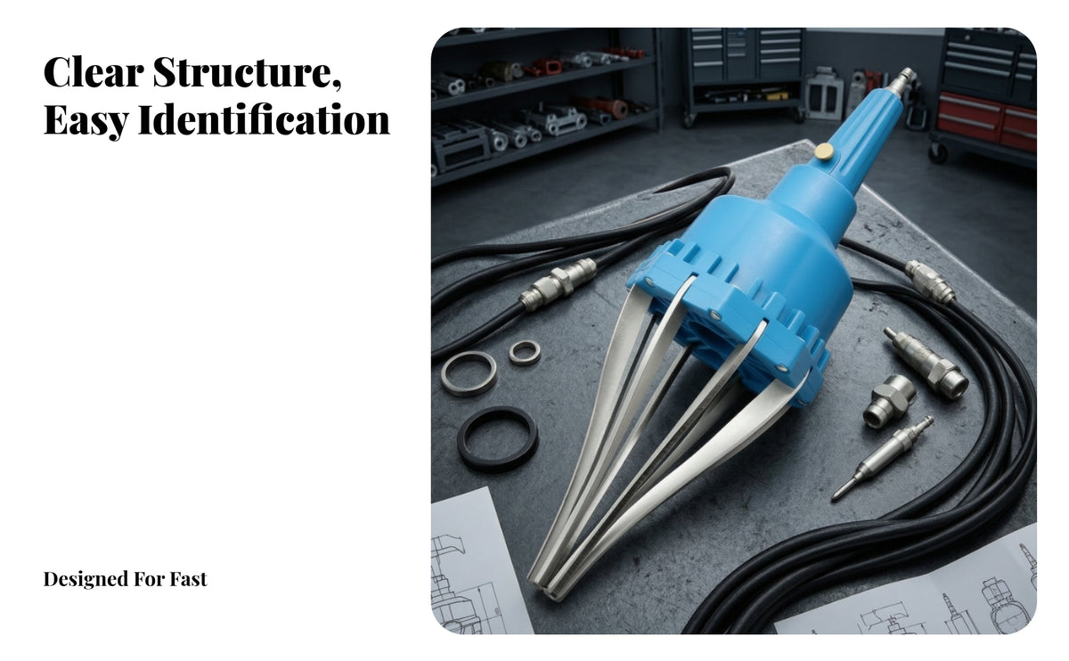 Sturdy Steel Build Rust Resistant Curved Metal Arms Pneumatic CV Boot Installation Tool CV Boot Installation Tool