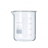 Flat Base Low Form Beaker Transparent Graduated Beaker