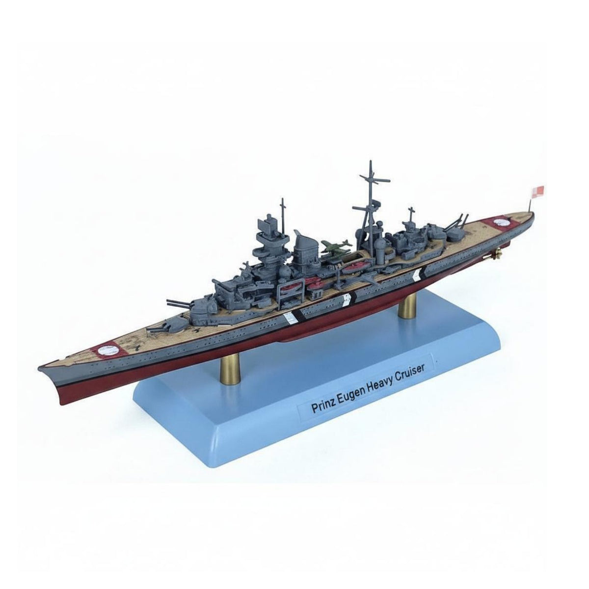 1:1000 Scale Ship Model Ready to Display Historic Cruiser Model Painted Warship Miniature for Collectors
