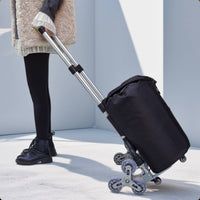 Stair Climbing Trolley Bag Flap Select Shopping Shopping Carrier Buckle Closure