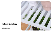 With casters Rolling Multitier Planter Holder Floor-Standing Rolling Multi-Level Plant Stand Indoor & Outdoor Use Flower Pot Rack Space-Saving for Gardeners, Homeowners, Balcony, Living Room, Home Decoration, Patio