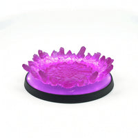 Light-up Display Base with Burst Effect Translucent Special Effects Display Base Slim for Collectors