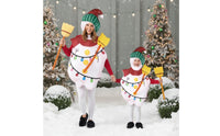 Snowman Costume Festive Foam Costume Easy to Put on Snowman Accessory Set for Halloween