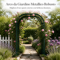 Garden Arch Trellis for Climbing Plants, Heavy Duty Metal Pergola for Outdoor Yard & Patio