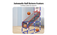 Mesh Side Panels Active Play Toy Basketball Throwing Machine Tubular Frame for Children