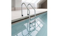 Pool Ladder with Handrails Stainless Steel Pool Ladder with Handrail 4-Step for Backyard Pools
