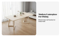 Modern Minimalist Design Rectangular Table and Chair Set Light Luxury Aesthetic 5-Piece Table and Chair Set scuffResistant surface Dining Room Furniture Sturdy Construction for Families, Homeowners, Students, Small Apartments, Kitchen, breakfast area