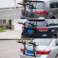 Car Rear Cycle Rack with Straps Padded Trunk Bike Rack Quick Installation Bike Carrier for Drivers