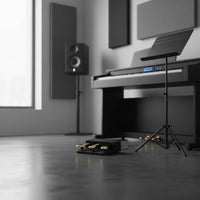 Quiet Operation Digital Piano Three-Pedal Board Quick Rebound Triple Pedal Unit Long-Lasting Metal Pedals Musical Instrument Accessory for Stage Performance