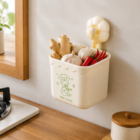 Bathroom Organizer Wall Storage, No-Drill Bathroom Shelf Basket, Modern Minimalist Wall Box for Pull-Out Tissues, Multifunctional with Print