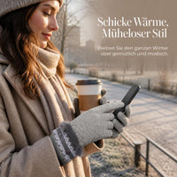 Women's Winter Warm Cotton Touchscreen Gloves for Cycling and Outdoor Activities