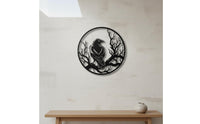 Silhouette Wall Art Iron Construction Metal Wall Art Easy to Hang House Decoration