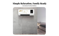 Portable Cooling and Heating Fan Space-Saving Electric Heater and Chiller Timer Function Installation Electric Heater for Renters, Bedroom, Office
