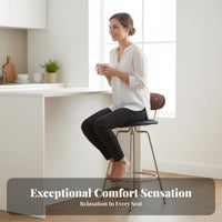 With spinerest Wooden Seat High Chair Vintage Look Bar Stool Nordic design Household Furniture Minimalist Design for Adults, Homeowners, Cafe, Kitchen, Dining Room