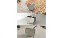 Metal Manual Peanut Shelling Machine Freestanding Peanut Sheller with Hand Crank Easy to Use Hand-Crank Nutcracker Sturdy for Homeowners
