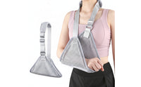 Mesh Arm Sling Breathable Triangular Arm Sling Shoulder Immobilizer with Thumb Loop Adjustable Padded for Patients, Recovery
