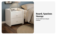 Nightstand Modern Bedside Table Compact Bedside Cabinet for Bedroom, Apartment