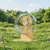Hamster Wheel and Running Wheel for Hamster Exercise, Wheel for Hamster with Slatted Surface, Quiet Hamster Running Tool for Habitat Cage Mount