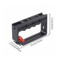 Universal Top Handle Universal Fit Camera Top Handle Aluminum Alloy Metal Camera Grip for Videographers, Photographers, Filming, Studio