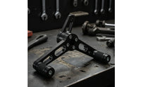 Aluminum Alloy Forward Gear Lever Assembly Sturdy Gear Lever with Knurled Peg Long Lasting Motorcycle Gear Shifter Stylish