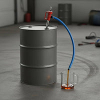 Screw Type Fluid Pump Reversible Power Tool Powered Oil Pump Auxiliary Handle Pumping Equipment for Garage, Workshop
