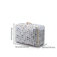 Zippered Storage Bag with Handles Sturdy Oxford Cloth Storage Bag Sturdy Extra Large for Movers, Home Organization, Dorm Rooms