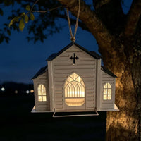 Solar Hanging Bird Feeder with Illuminated Bird Feeder Weatherproof Garden Decor for Patio