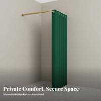 Foldable L-Shaped Dressing Booth Easy to Install Temporary Changing Room Sturdy Frame Portable Fitting Room Spacious Interior for Event Organizers, Boutique Managers, Clothing Stores, Boutiques, Shopping Malls, Temporary Shops