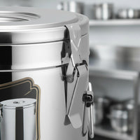 Large Capacity Insulated Food Container Easy to Clean Stainless Steel Insulated Barrel Hot Cold Drink Container Portable Design