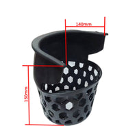 6 Pieces Flared Drop Pocket Sturdy Plastic Pool Pocket Sturdy Billiard Accessory Low-Maintenance