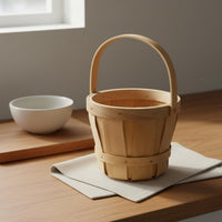 Garlic Ginger Storage Basket Sturdy and Rustic Storage Basket Wall-Mountable for Pantry, Desktop