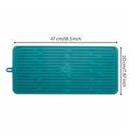 Non-Slip Coffee Machine Mat Heat Resistant Appliance dripping Tray Hanging Loop Espresso Machine Pad