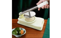 Pastry Press with Handle Hand-Operated Pastry Press Tool Flat-Base for Meal Prep