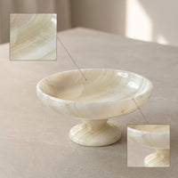 Pedestal Fruit Bowl Modern Fruit Bowl with Pedestal Neutral for Tabletop