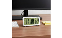 Minimalist Design Digital Alarm Clock Snooze Function Electronic Desk Clock for Students, Kids, Seniors, Bedroom, Office, Living Room